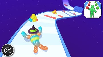 Rope Man Run - Gameplay Walkthrough Part 7 - Basic Solution Levels 120-124 (iPad Gameplay)