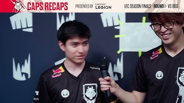 Caps Recaps without Caps | LEC Season Finals Round 1 vs BDS