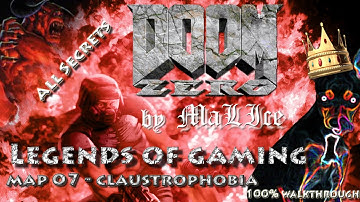 Doom Zero MAP07: Claustrophobia - 100% Walkthrough