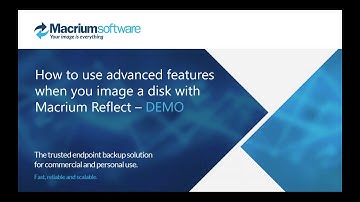 How to image a disk with Macrium Reflect - Part 2 Advanced Backup Techniques