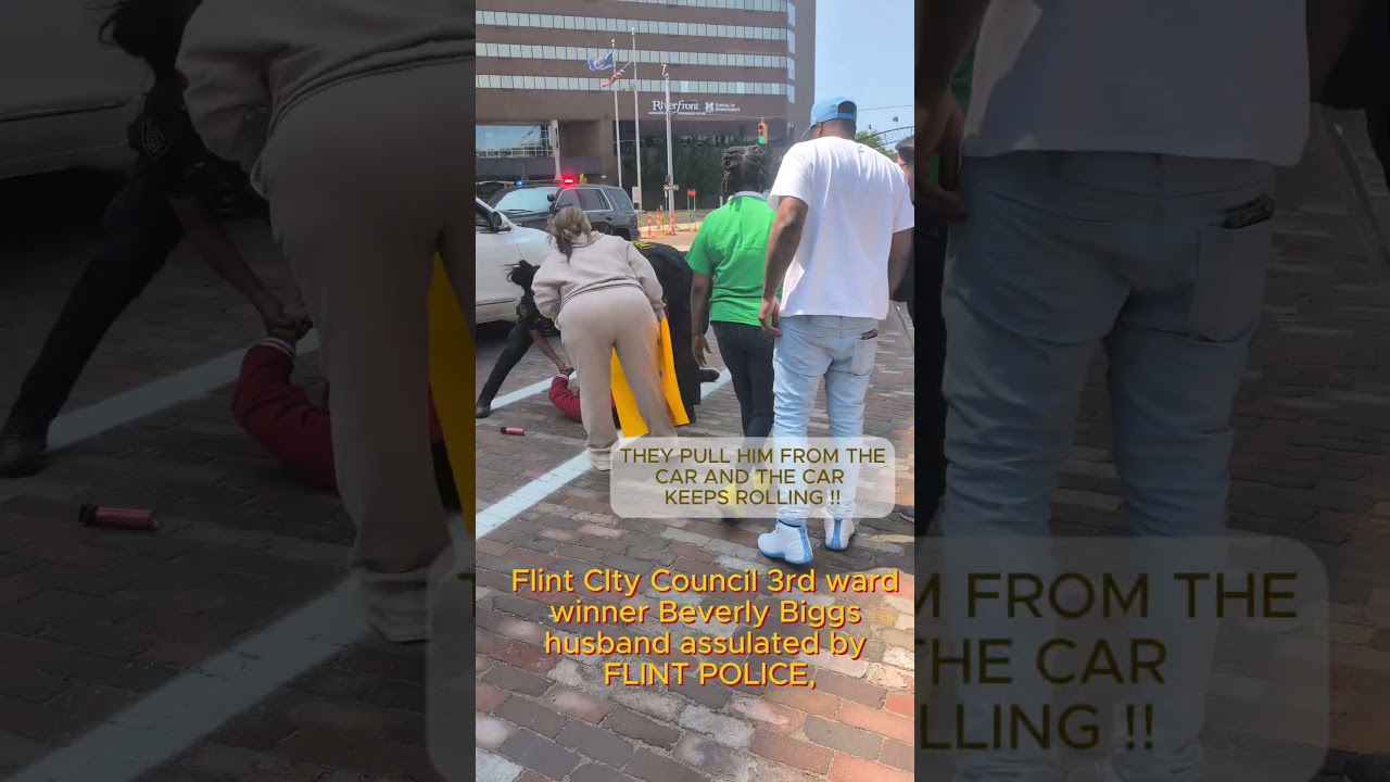 Beverly Biggs Husband Arrested & Assaulted by Flint Police in Peaceful Protest June 1 2025