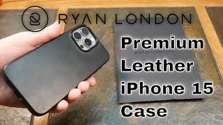 Ryan London Premium Full Grain Leather Shell Case