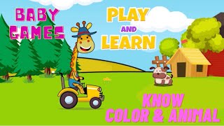 Baby games / belajar mengenal warna dan hewan / binatang / know / recognize color and animal screenshot 5