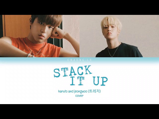 TREASURE(트레저) JEONGWOO x HARUTO - 'Stack It Up' Cover [HAN/ROM/ENG LYRICS] class=