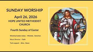 Hope United Methodist Church April 26, 2026