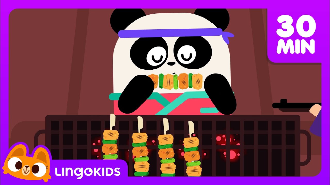 HEALTHY EATING SONG 🍓🎶+ More Songs and Cartoons for kids | Lingokids