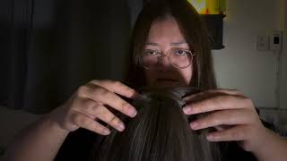 ASMR Head massage and scratch