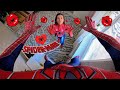 Spiderman cant get rid of the neighbor girl in love part2 funny spidermangirl in real life