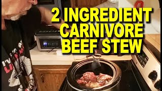Carnivore BEEF STEW! Cheap, Simple, & DELICIOUS! You will love this!