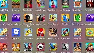 Free Fire,Roblox,Crazy Toilet,Stickman Archer,Run From Papa Pizza,The Office Prank The Boss.... screenshot 1