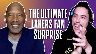 😲 How important was Pau Gasol to the LA Lakers? ULTIMATE SUPERFAN SURPRISE! FT James Worthy! 🇪🇸