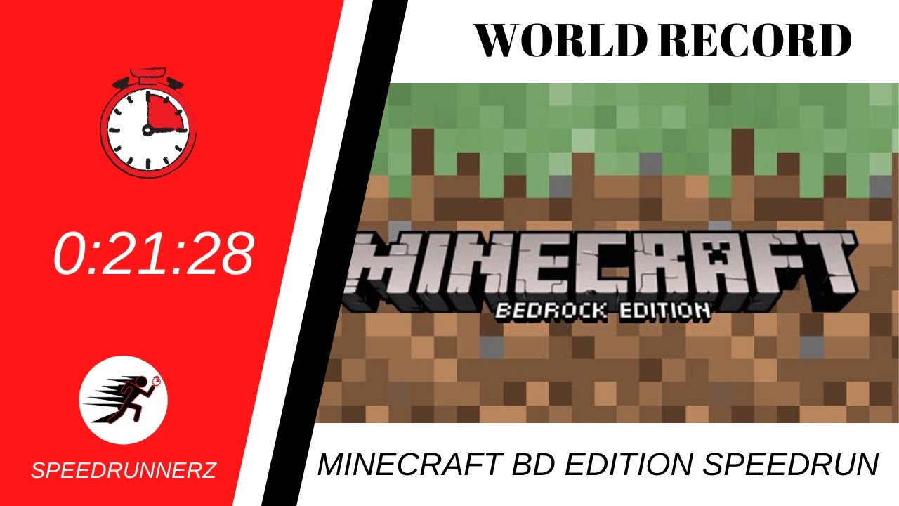 Minecraft Bedrock Edition Speedrun - 21m:28s (World Record ...