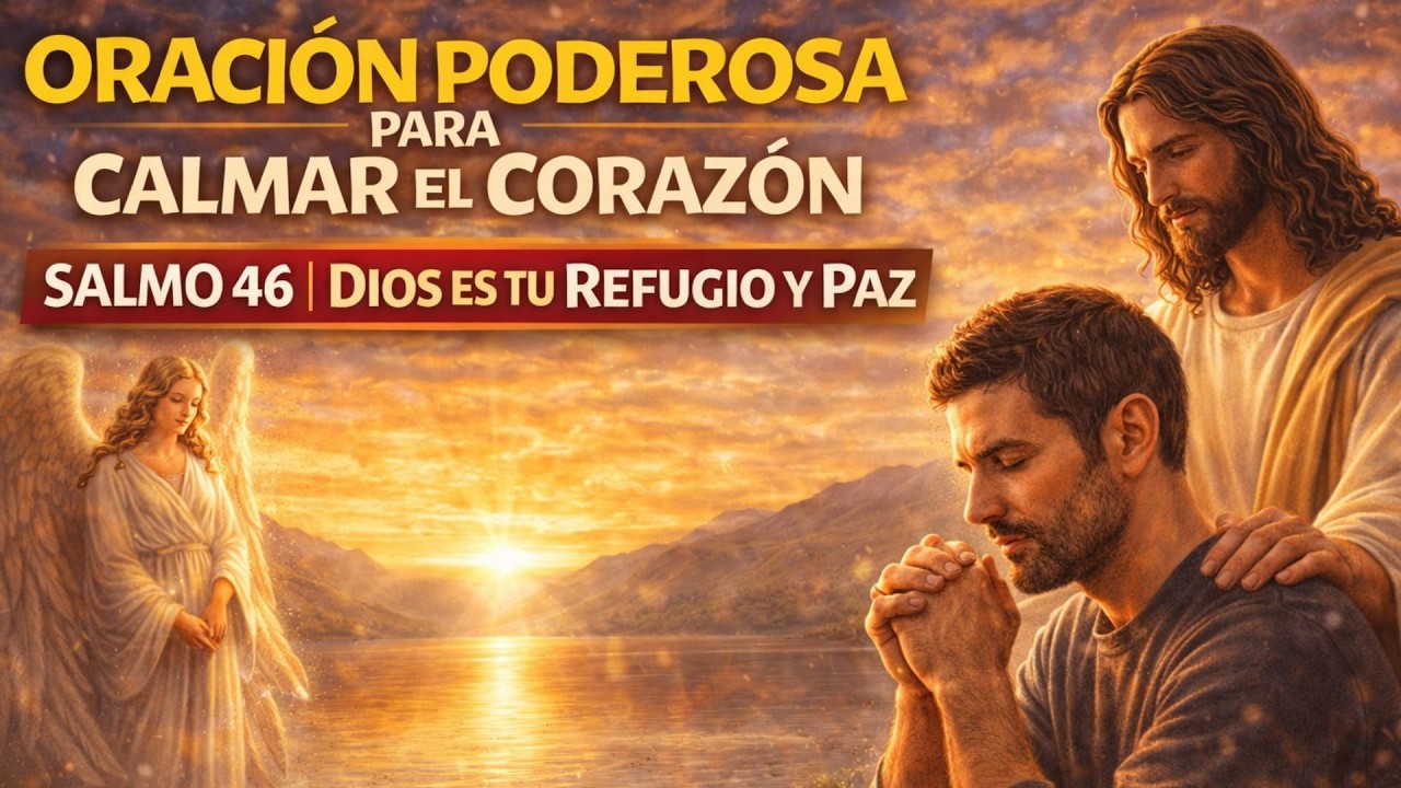 Oración Poderosa para Calmar el Corazón | Salmo 46 | Dios es tu Refugio ...
