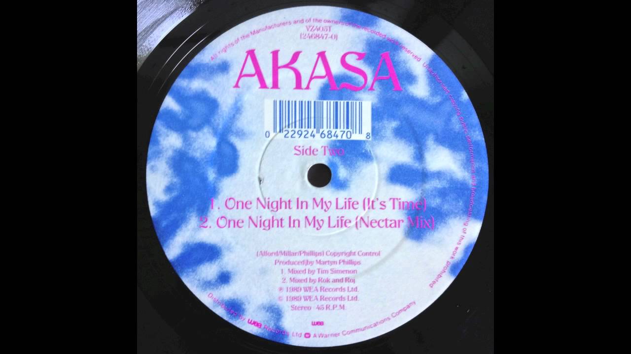 Akasa - One Night In My Life (Nectar Mix) (1989)