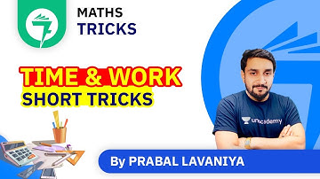 7-Minute Maths Tricks | Time & Work Short Tricks | By Prabal Lavaniya