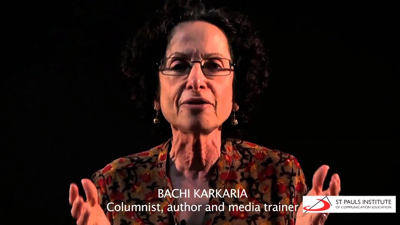 Bachi Karkaria teaches 'reporting your city' at St Pauls Institute of Communication Education.