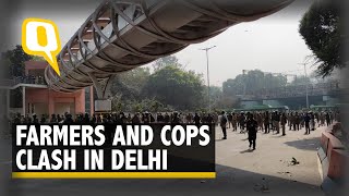 Tractor Rally | Protesting Farmers and Cops Clash in Delhi's ITO | The Quint