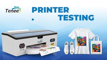 A3 L1800 DTF PRINTER VIDEO TUTORIALS - PRINTER TESTING
