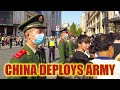 Chinese National Guard on the Streets of Shanghai