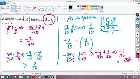 Cbse Class 8 maths cordova rational number lecture 9