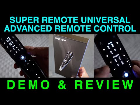 BestJoy SuperRemote Universal Remote Control IR Bluetooth RF Backlit Review Harmony Replacement