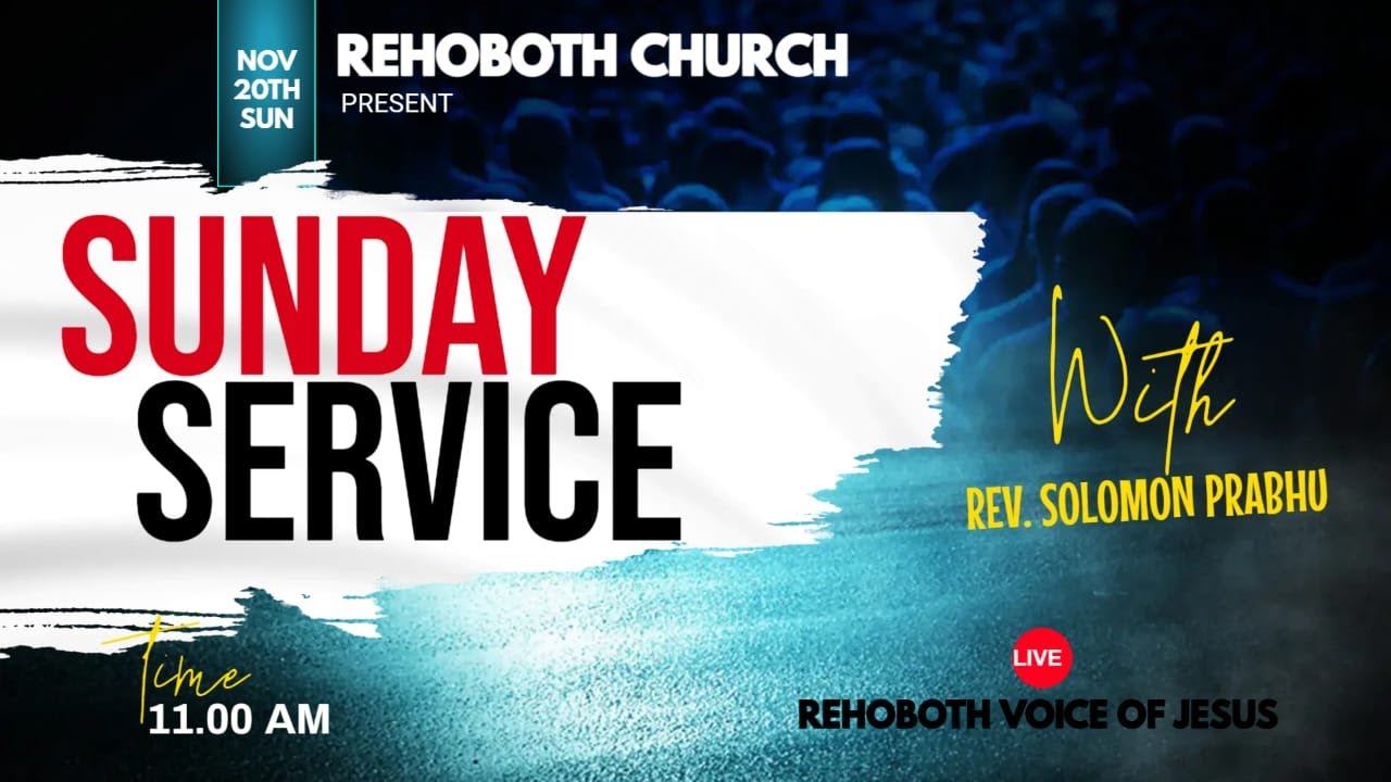 Weekly Live Service 🔴LIVE SERVICE || 20-11-2022 || SUNDAY SERVICE || - YouTube