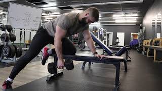 Tempo Single Arm Dumbbell Rows 1x1x3