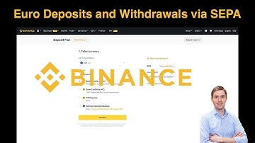 Binance enables Euro Deposits and Withdrawals via SEPA (Bank Transfer) again ✅
