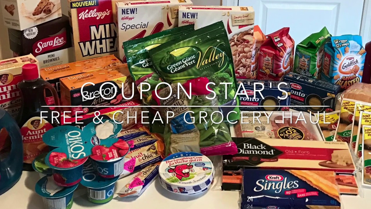 FREE & CHEAP GROCERY HAUL NOV 25th 2016 COUPONING IN CANADA! YouTube