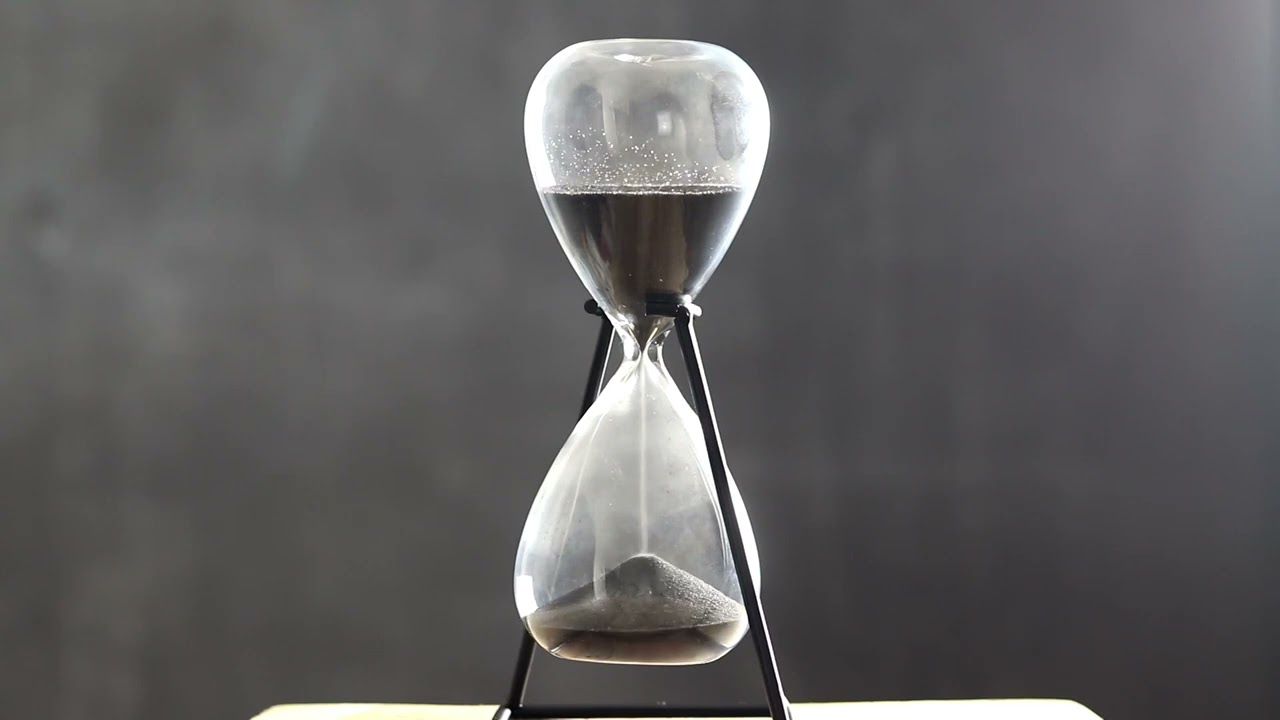 Hourglass No Copyright Video, Background, Green Screen, Motion Graphics, Animated Background