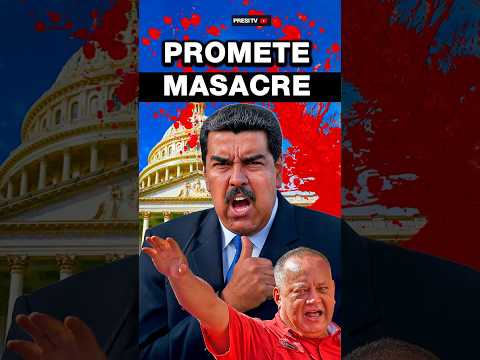 🚨 ¡EMERGENCIA! Maduro amenaza con desatar un caos humano si EEUU