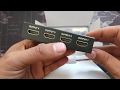 Splitter Hdmi NIERBO Conectar Hasta 4 Monitores o Pantallas a Una Computadora