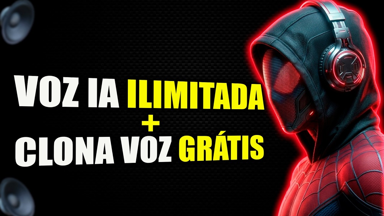 A Melhor IA de Voz GRÁTIS de 2026 — Clone Voz e Gere Áudio ILIMITADO