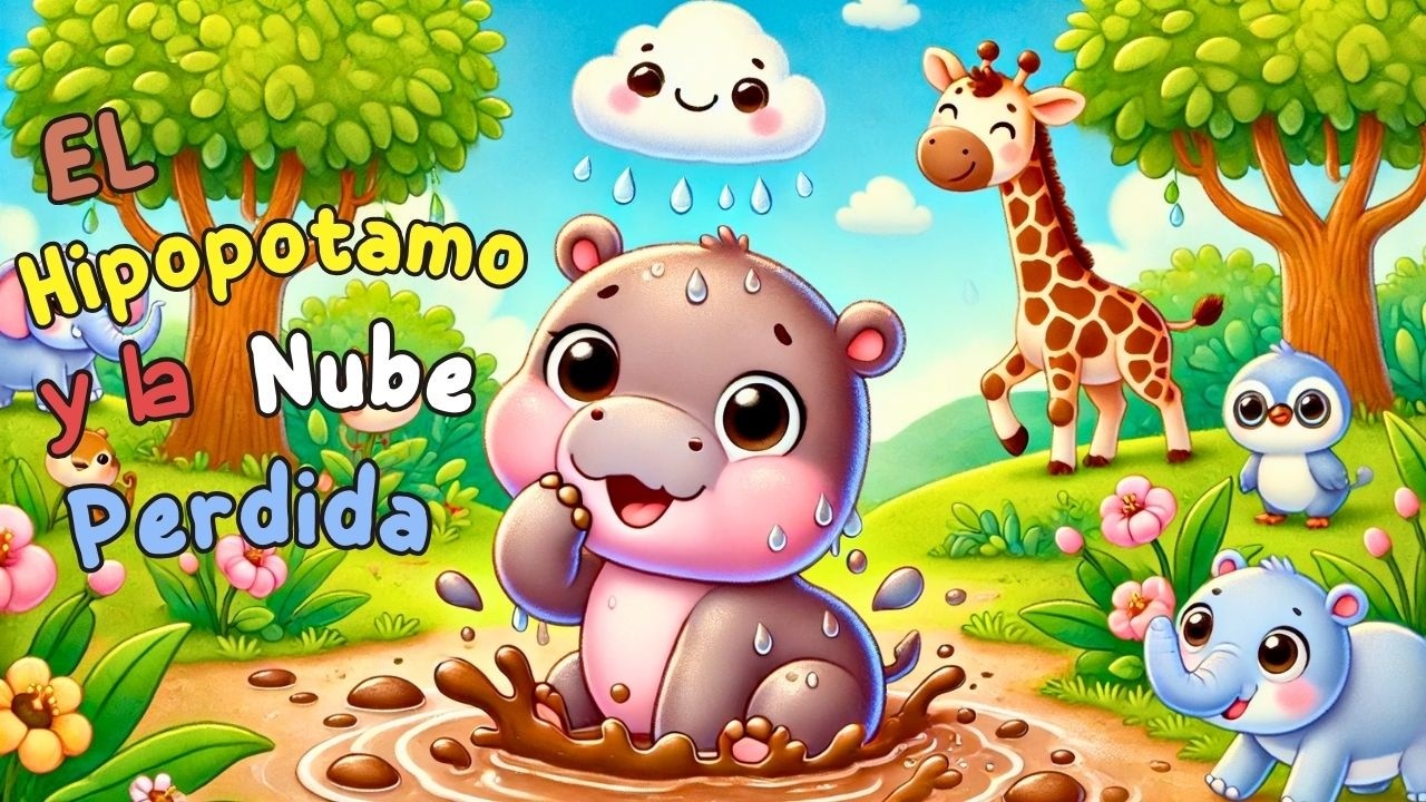 ✨🦛El Hipopotamo y la Nube 🌧️🌟 | Cuentos Infantiles | Cuentos para dormir en español