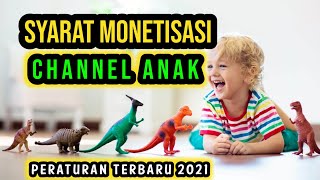 Syarat Monetisasi YouTube 2023 | untuk Channel Anak-abak