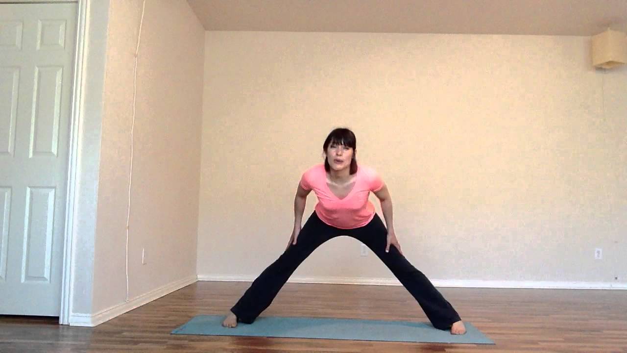 Tripod Headstand (Sirsasana II) from WideLegged Forward Fold