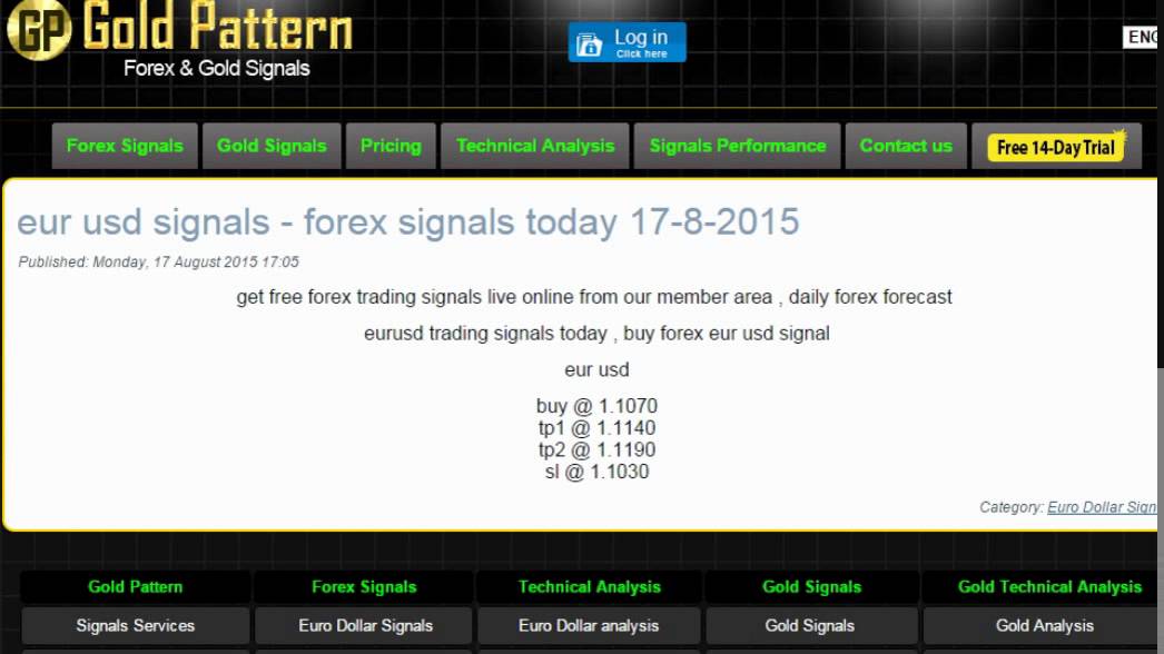 Eur Usd Signals Forex Signals Today 17 8 2015 - 