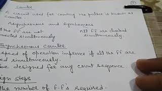 Design of 3-bit synchronous up counter in digital electronics