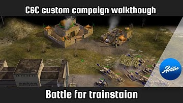 US forces retake a captured trainstation from the GLA|C&C ZH custom campaign walkthough