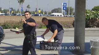 La coroner tries to violate my first amendment right to record in public