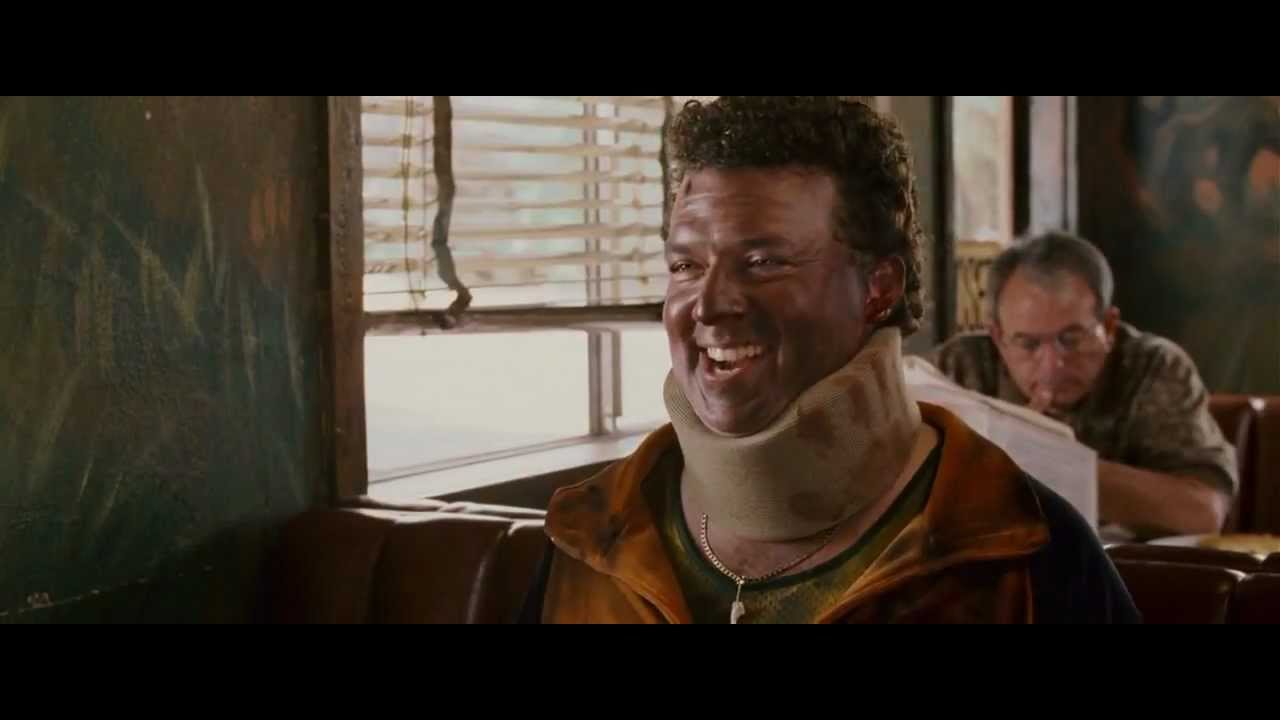 A scene from the end of the 2008 movie, Pineapple Express, where they discu...