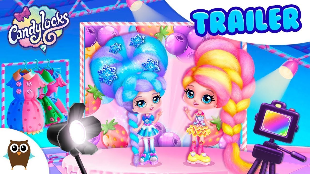 New Game💕Candylocks Hair Salon Tutotoons Style Cotton Candy Hair 5 Amazing moments with