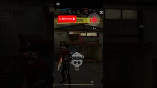 🔥Free Fire Headshot Trick | Skull Cowboy Character Epic Kill | #shorts #freefire..