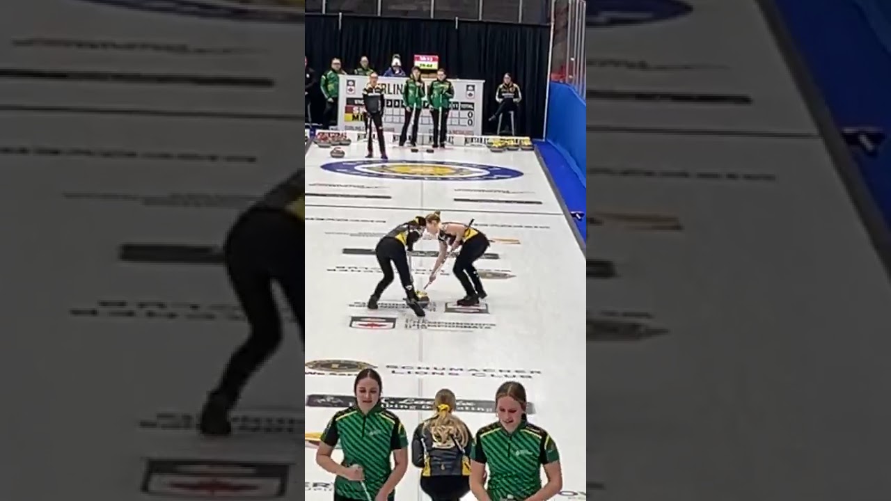 U 18 Nationals Game 2   Sask vs Manitoba 1  red rocks