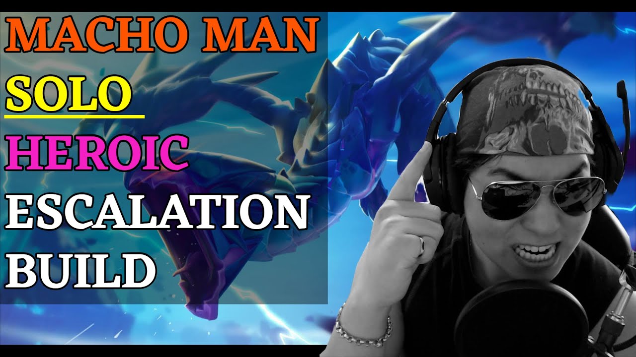 Dauntless - Solo Heroic Shock Escalation Build - Macho Man Style!