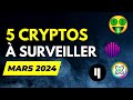 Top 5 des cryptos  surveiller en mars 2024   octa une crypto ia low cap sousvalue  