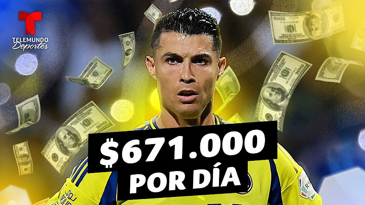 Así el desglose del nuevo contrato de Cristiano Ronaldo ¡671 mil dólares diarios!