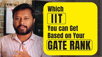 Which Institute You can Get Based on Your GATE Rank | IITs | IISERs | IISc | DST funded Institutes