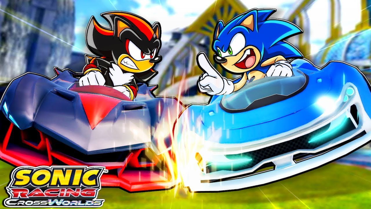 Соник против Шэдоу «Sonic Racing CrossWorlds»!!