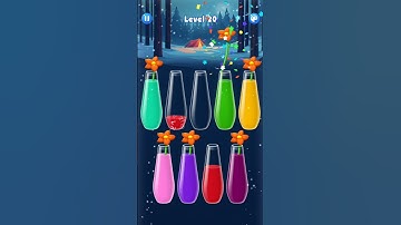 Water Sort Puzzle Level 20 #gaming